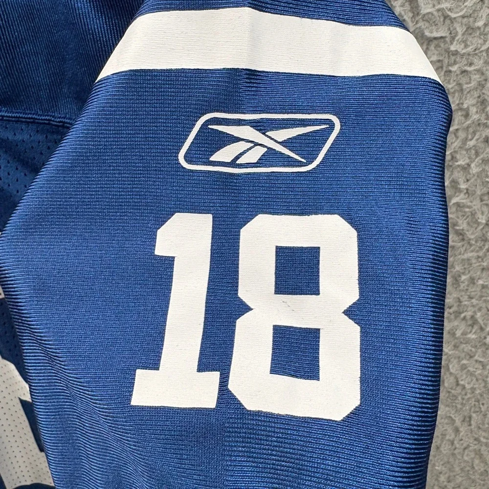 Peyton Manning Indianapolis Colts Jersey Youth L NFL Football VTG Reebok